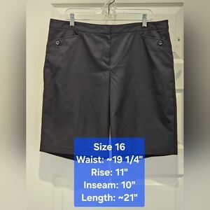 Izod Perform X Women's 4-pocket Golf Shorts, EUC Size 16